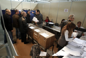 Φωτογραφία από την εκλογική διαδικασία