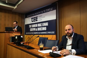 Φωτογραφία από συνέντευξη Τύπου σχετικά με το ασφαλιστικό