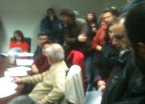 Φωτογραφία με την επιστολή και το έγγραφο σχετικά με την παρέμβαση του ΤΕΕ και των συλλογικών φορέων μηχανικών