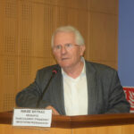 Φωτογραφία του Νίκου Χλύκα, Προέδρου του Πανελλαδικού Συνδέσμου Μελετητών Γεωτεχνικών