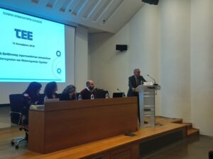 Φωτογραφία του πρύτανη του ΕΜΠ Ιωάννη Γκόλια