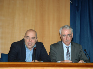 Φωτογραφία του Γιώργου Ρούσκα, Προέδρου της Συντονιστικής Επιτροπής Συμβολαιογραφικών Συλλόγων Ελλάδος