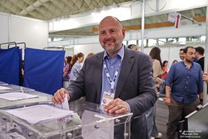 Φωτογραφία από τα αποτελέσματα των εκλογών του ΤΕΕ