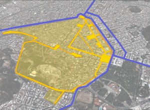 Φωτογραφία της οδού Σταδίου από το παρελθόν