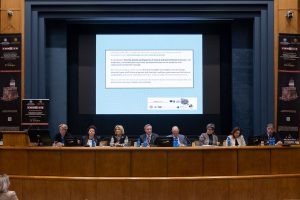 Φωτογραφία από το 4ο Διεθνές Συνέδριο TMM-CH, πάνελ 9, με ομιλητές και ακροατήριο