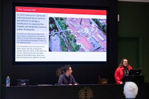 Φωτογραφία από το πάνελ 14 σχετικά με την προστασία των μνημείων πολιτιστικής κληρονομιάς από σεισμούς και ακραία φαινόμενα
