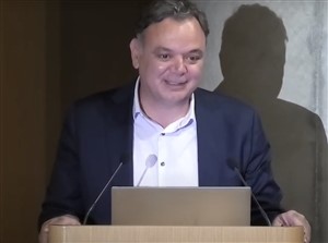 Φωτογραφία του Γιώργου Διδασκάλου, Γενικού Γραμματέα του Υπουργείου Πολιτισμού