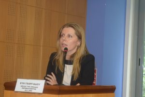 Εύη Γεωργιάδου, μέλος της Ομάδας Περιβάλλοντος του Τμήματος Οικονομίας της ΚΕ του ΚΚΕ