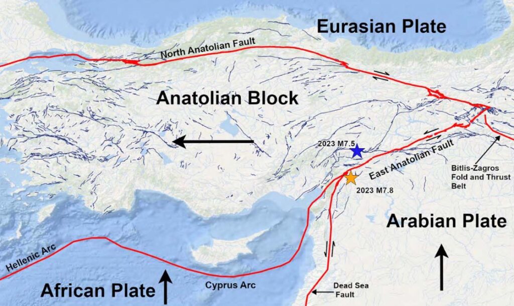Φωτογραφία πληγείσων περιοχών στην Τουρκία από σεισμό