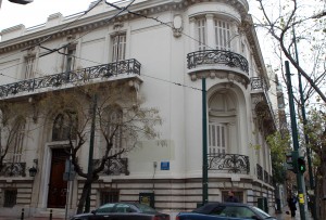 Εικόνα αρχιτεκτονικού σχεδίου νεοκλασικού κτιρίου
