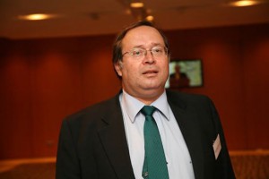Φωτογραφία του Βασίλη Οικονομόπουλου, πολιτικού μηχανικού