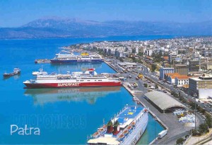 Φωτογραφία της τελικής παρέμβασης στην Πάτρα