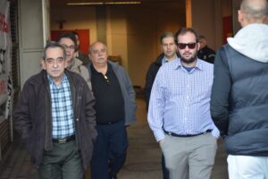 Φωτογραφία του Γιώργου Στασινού κατά την εκλογική διαδικασία