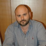 Φωτογραφία του προέδρου της ΔΕ του ΤΕΕ, Γιώργου Στασινού, κατά την εκδήλωση